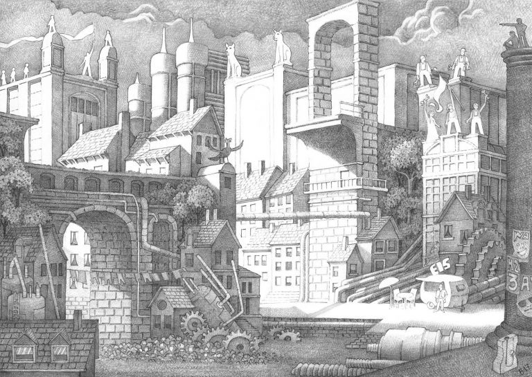 Look at pencil drawings 3