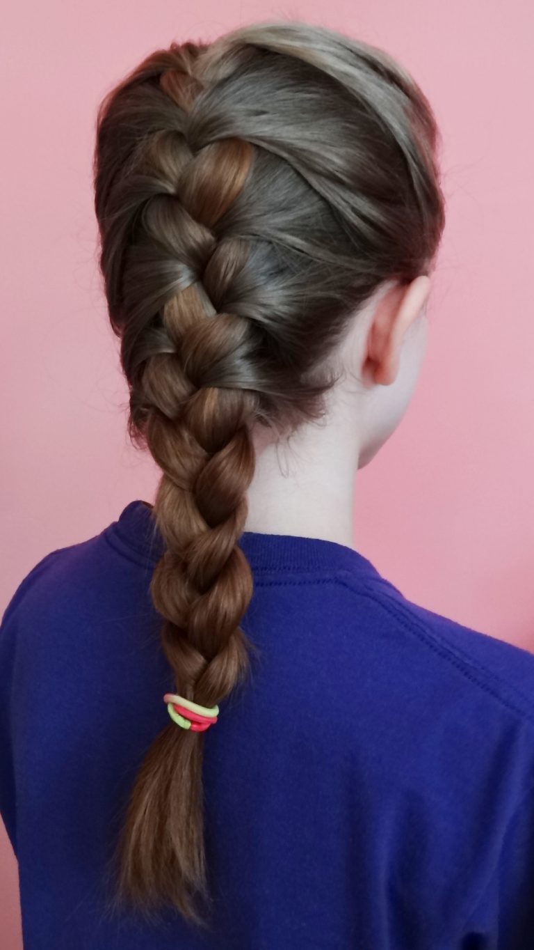 Teach yourself to put in a French braid 2