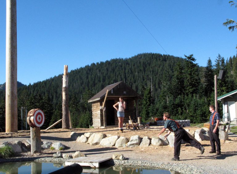 Go to an axe throwing contest 2