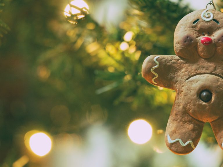 Gingerbread Man Christmas Tree Ornament