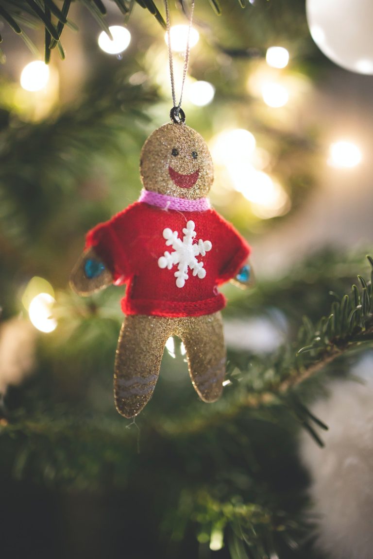 Gingerbread Man Christmas Tree Ornament