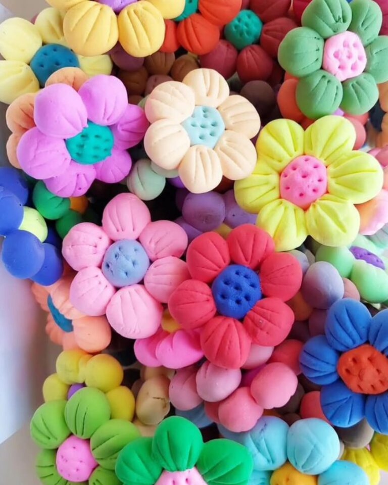 Little Flower Dry Clay Craft Idea