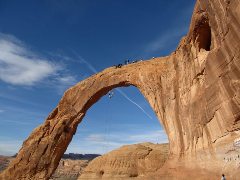 Rope Swingers, Corona Arch,Moab, Utah