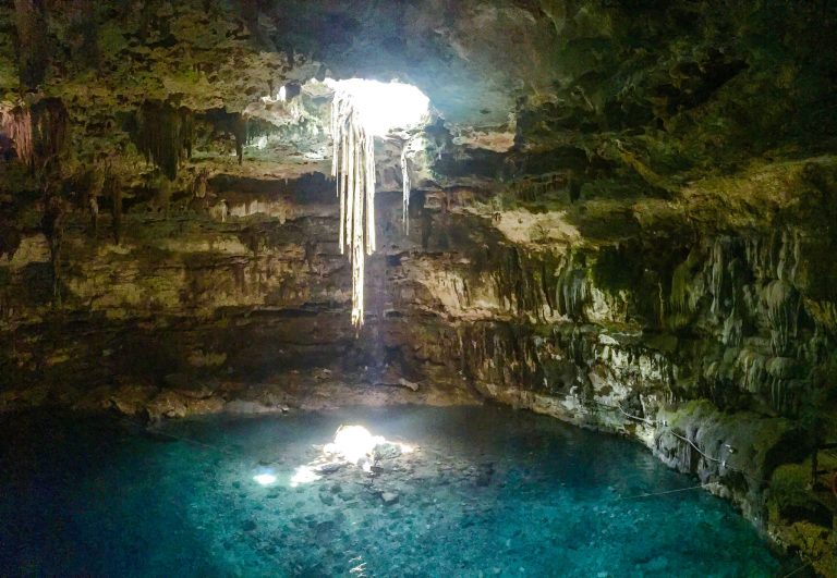 Beautiful Cenote Samula in Valladolid, Mexico