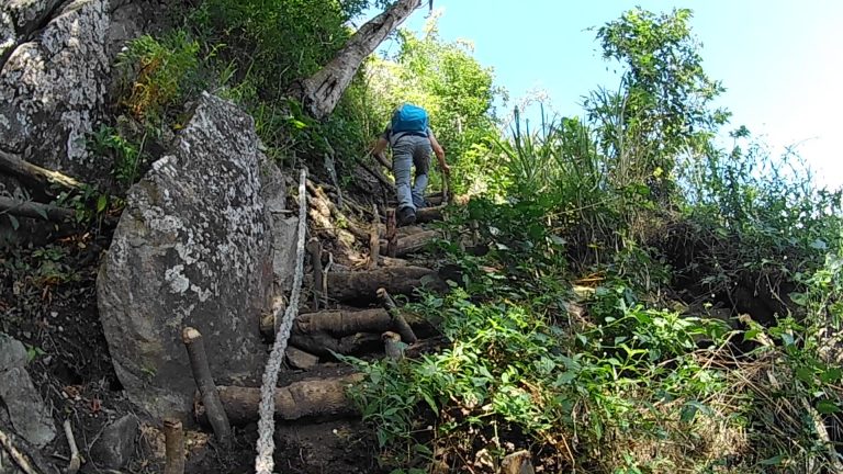 Climbing the Petit Piton in St. Lucia