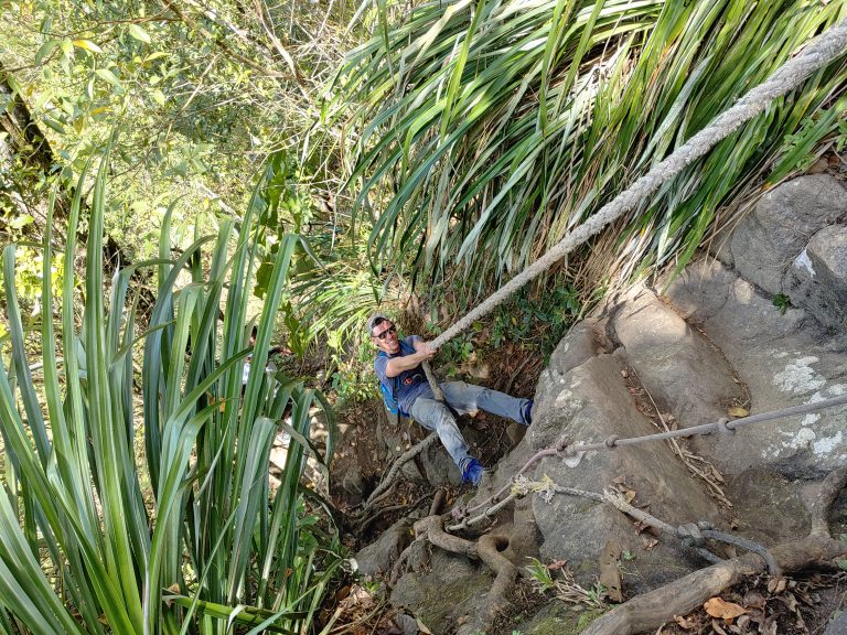 Climbing the Petit Piton in St. Lucia