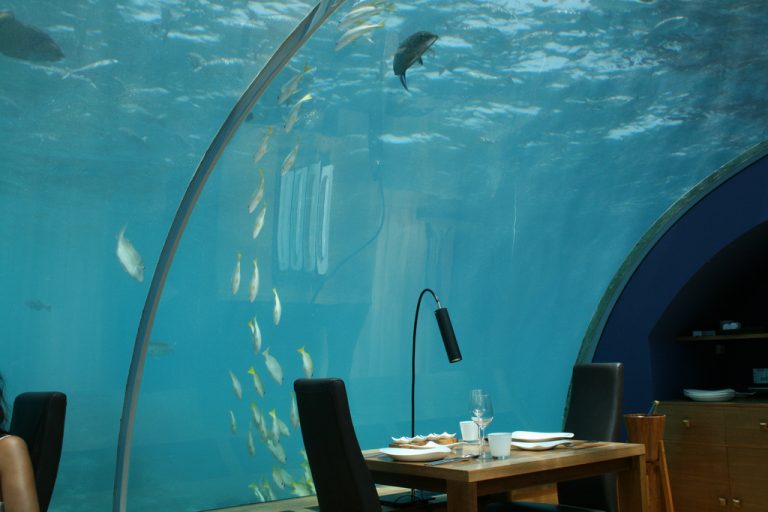 The underwater restaurant