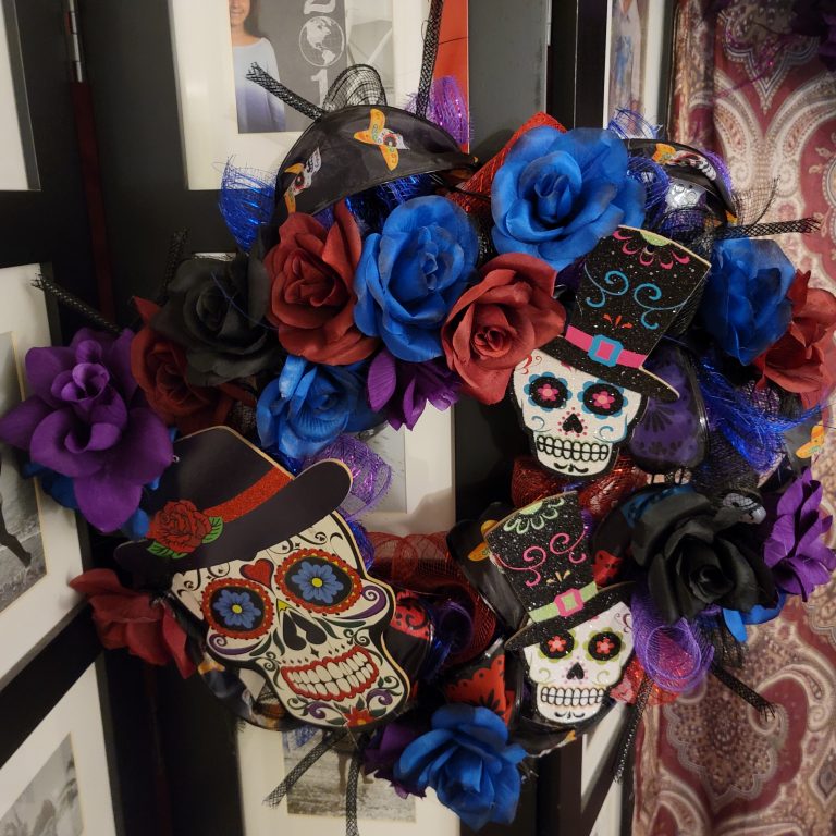 “Dia De Los Muertos” Wreath