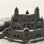 Smooth sandcastle 3 levels with windows